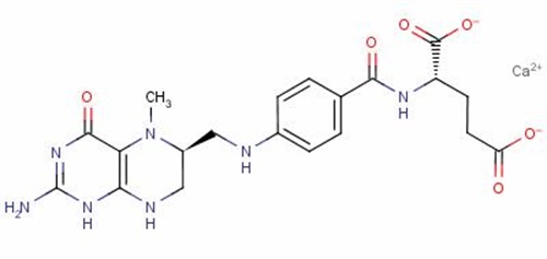 stabili 6S-5-metiltetrahidrofolato kalcio druskos kristalinė forma C