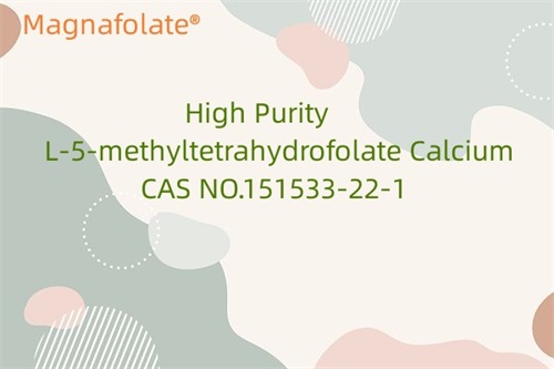 Didelio grynumo L-5-metiltetrahidrofolatas kalcis