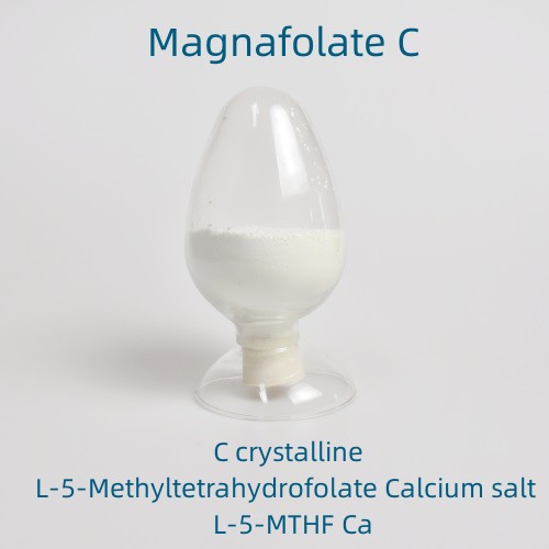 Maisto klasės vitaminas Ca-5-MTHF kalcio L-5-metiltetrahidrofolatas