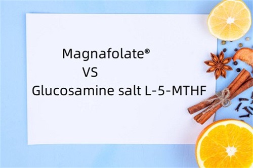 Kalcio L-5-metiltetrahidrofolatas VS gliukozamino druska L-5-MTHF